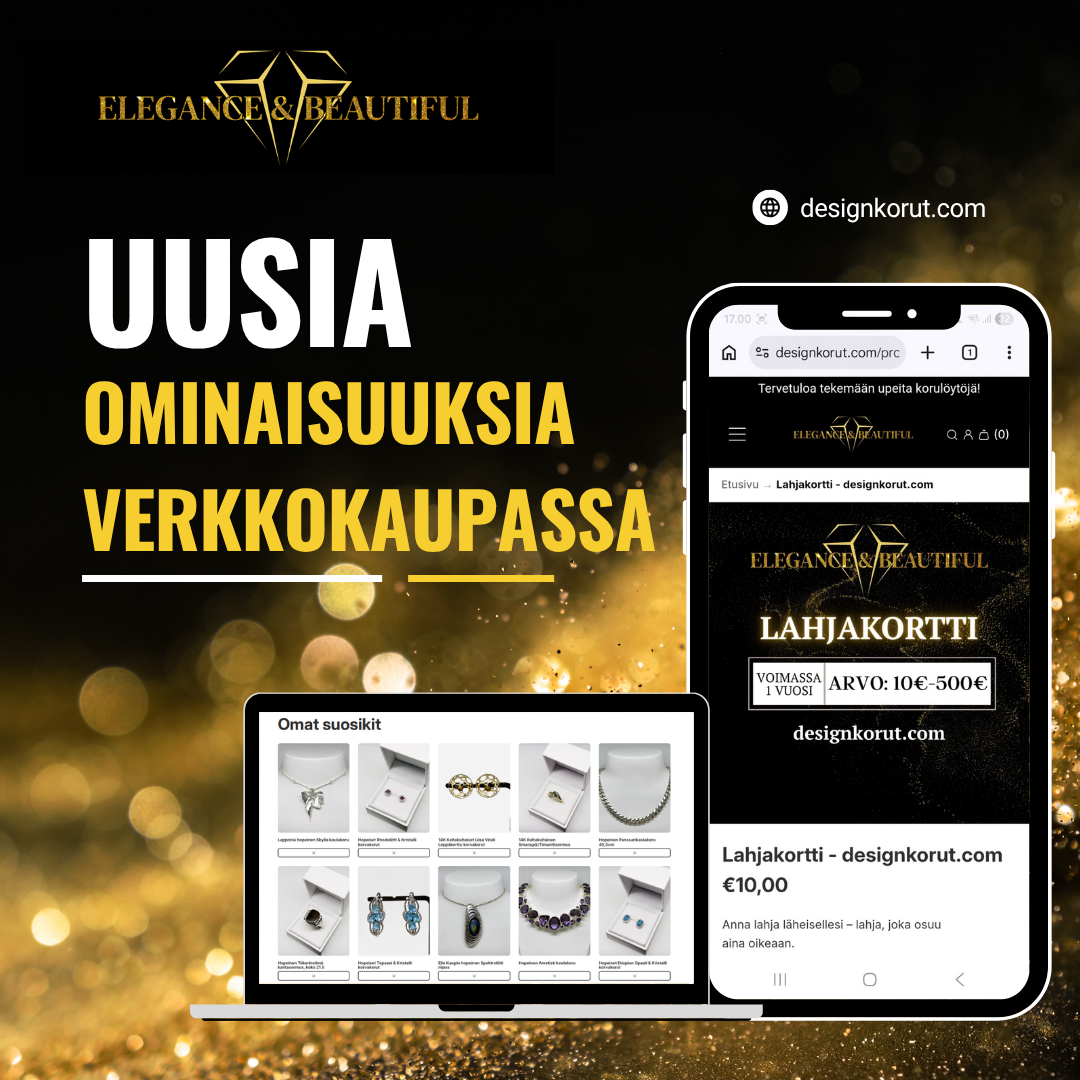 Uusia ominaisuuksia verkkokaupassa