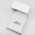 14k keltakultainen 0,51ct Timanttisormus