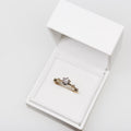 14k ruusukultainen 0,70ct Timanttisormus