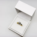 18K Keltakultainen 0.05ct Timanttisormus