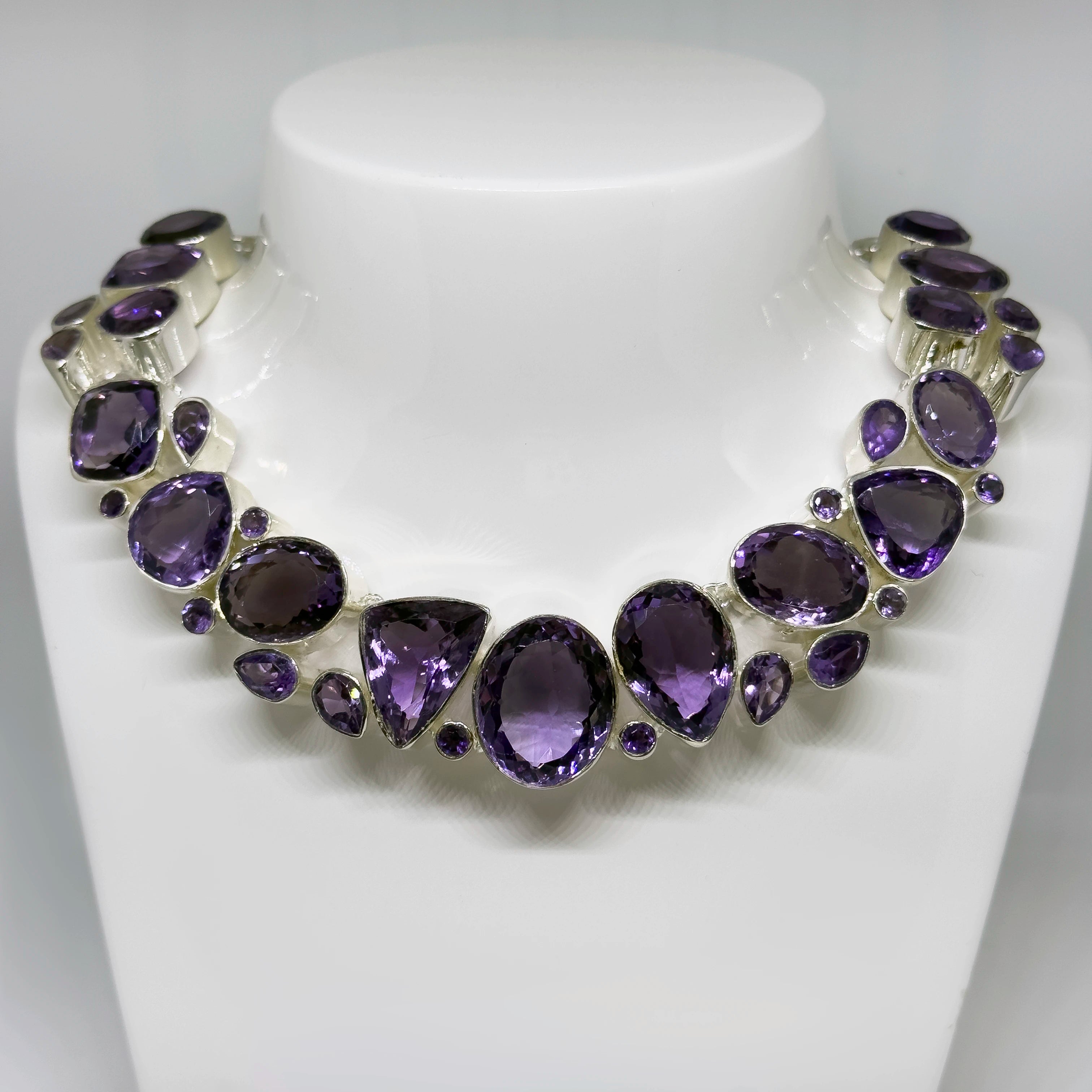 Silver Amethyst necklace