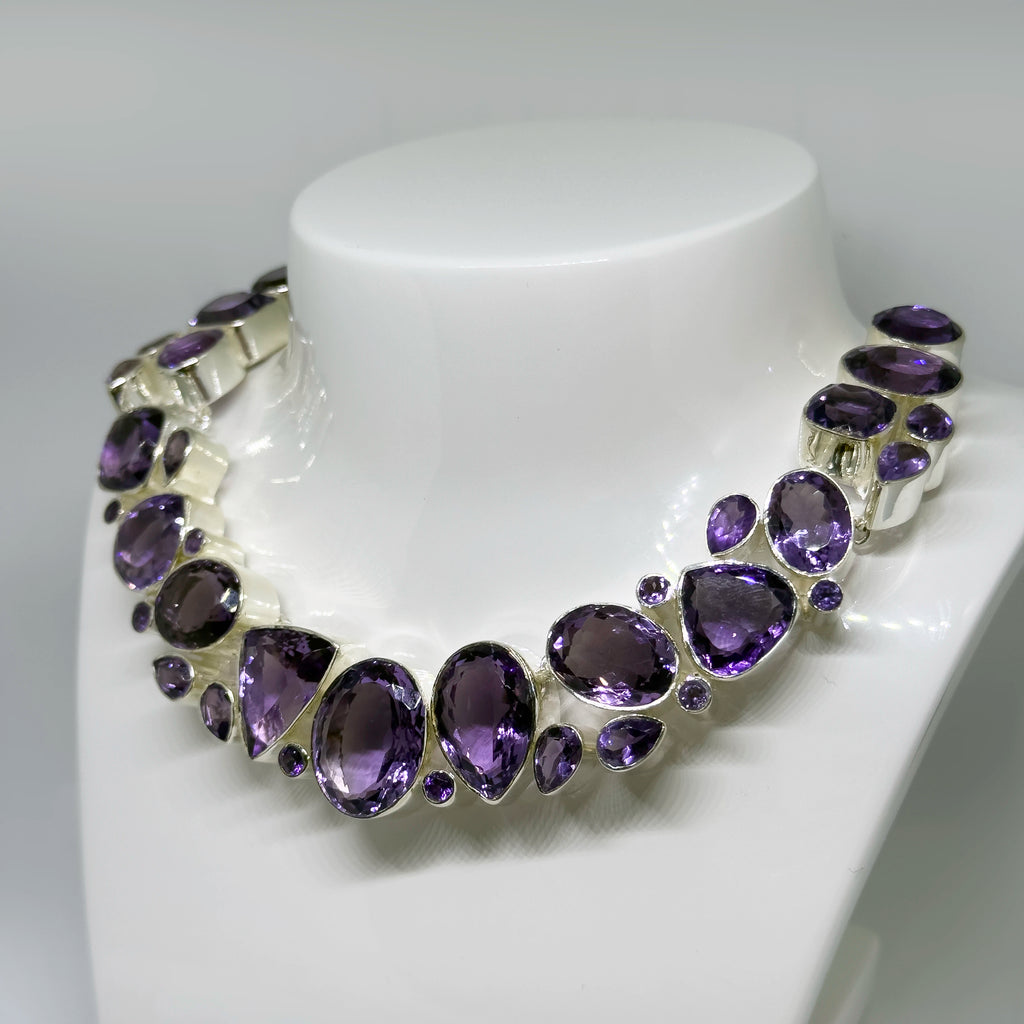 Silver Amethyst necklace