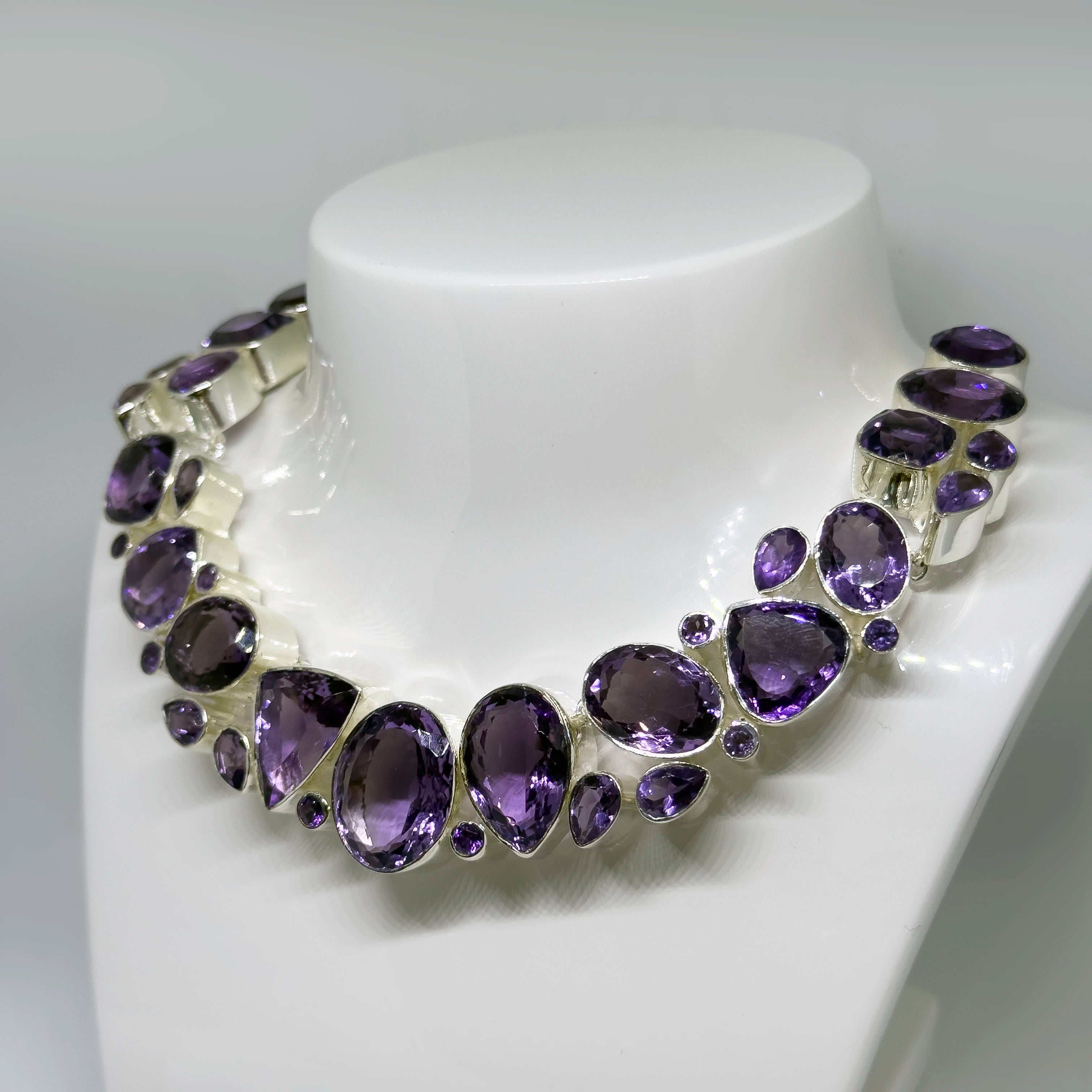 Silver Amethyst necklace