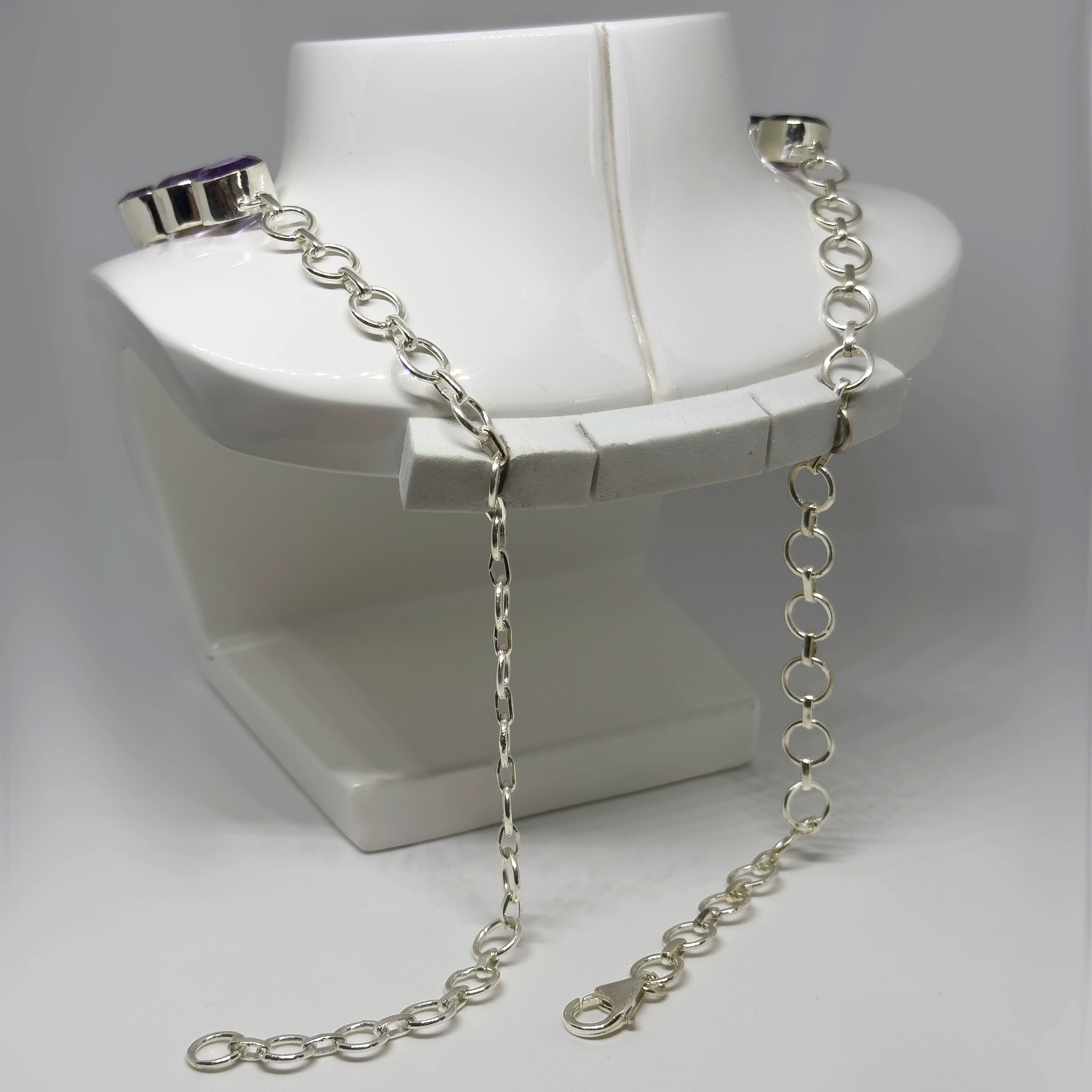 Silver Amethyst necklace