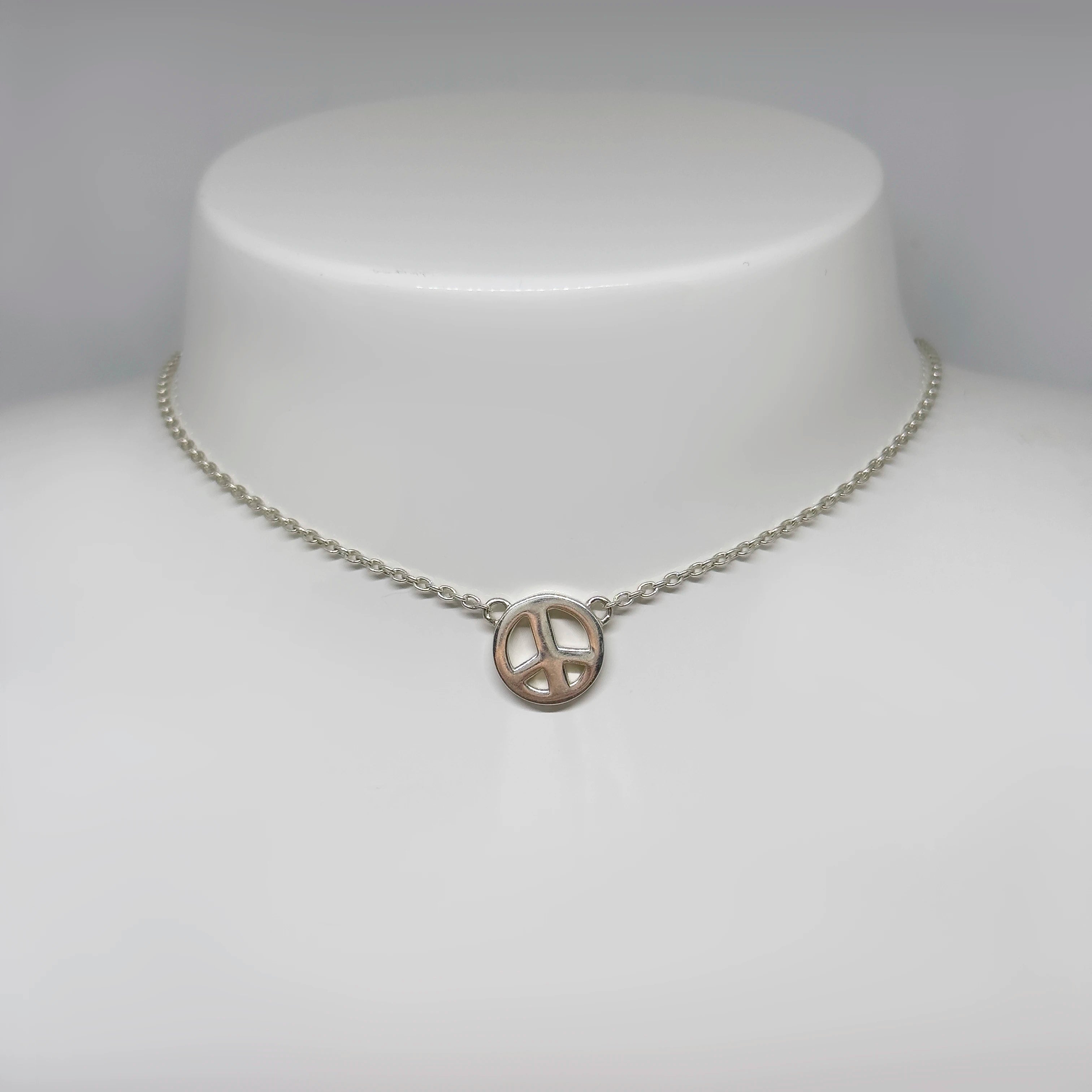 Efva Attling silver Peace necklace