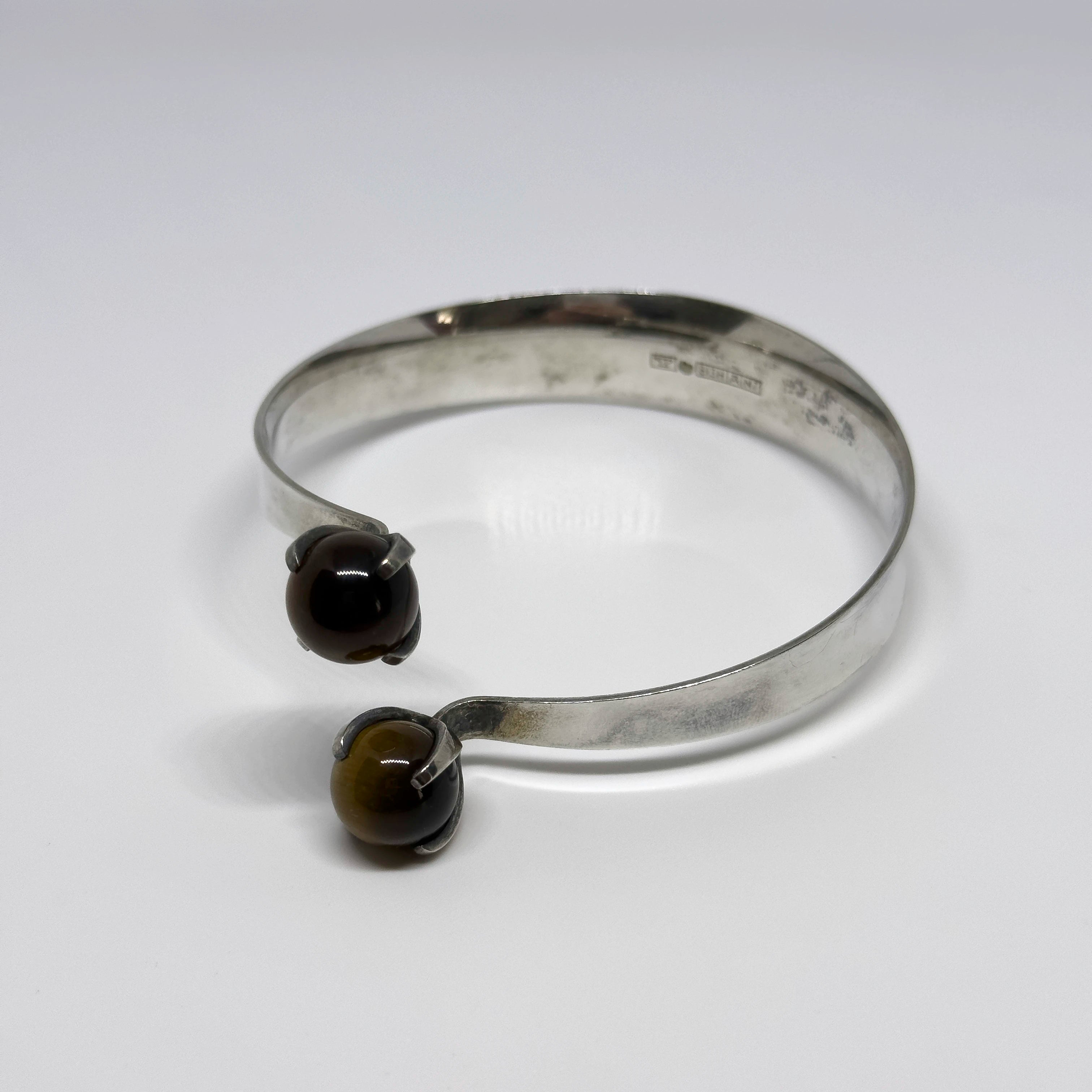 Elis Kauppi hopeinen Tiikerinsilmä rannekoru