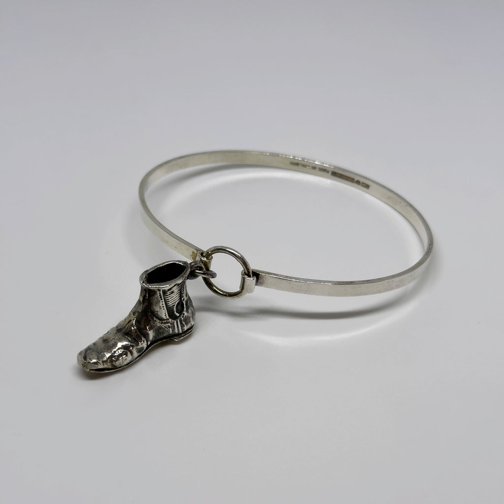 Jorma Laine hopeinen Kenkä rannekoru