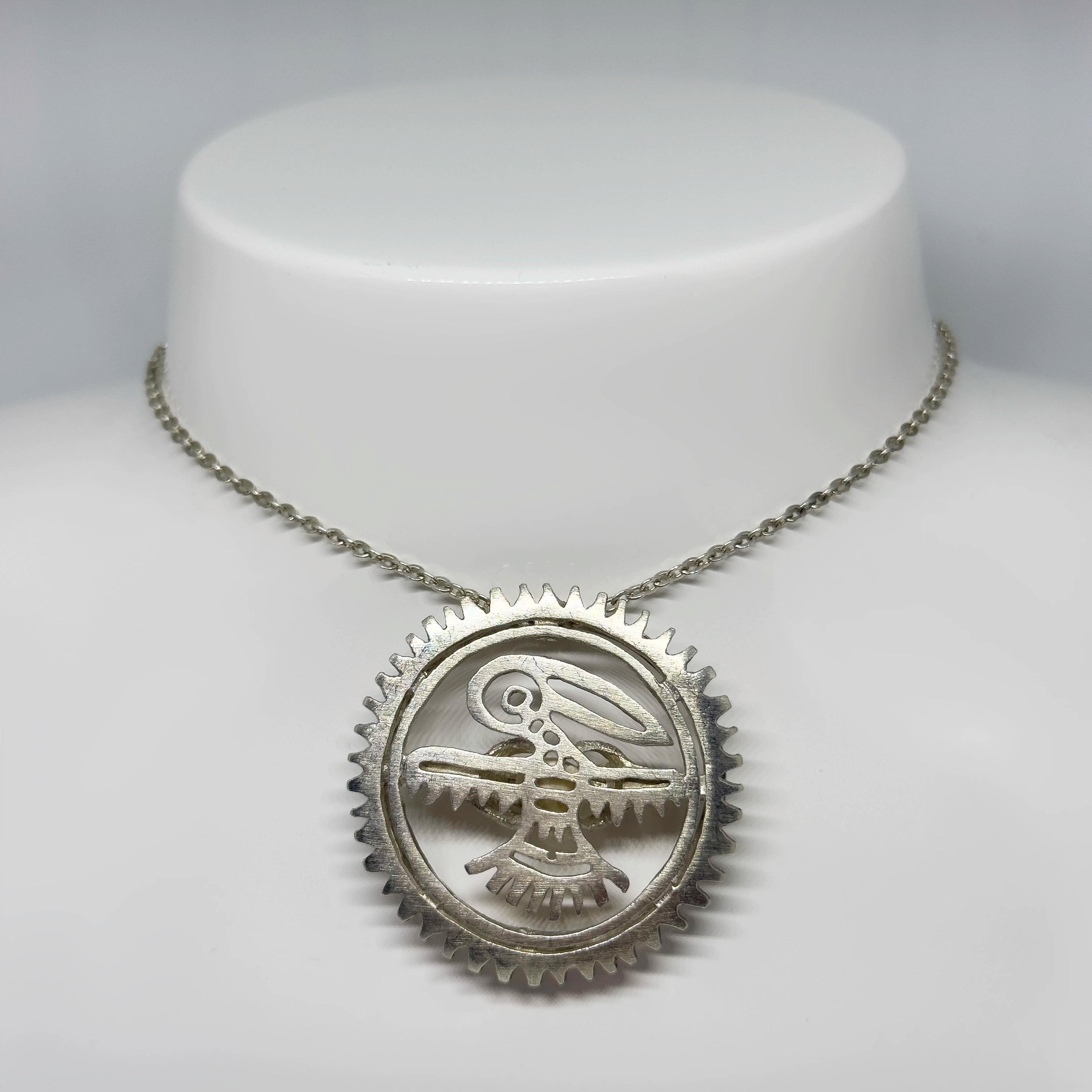 Mikko Kuustonen hopeinen Aurinkolintu riipus