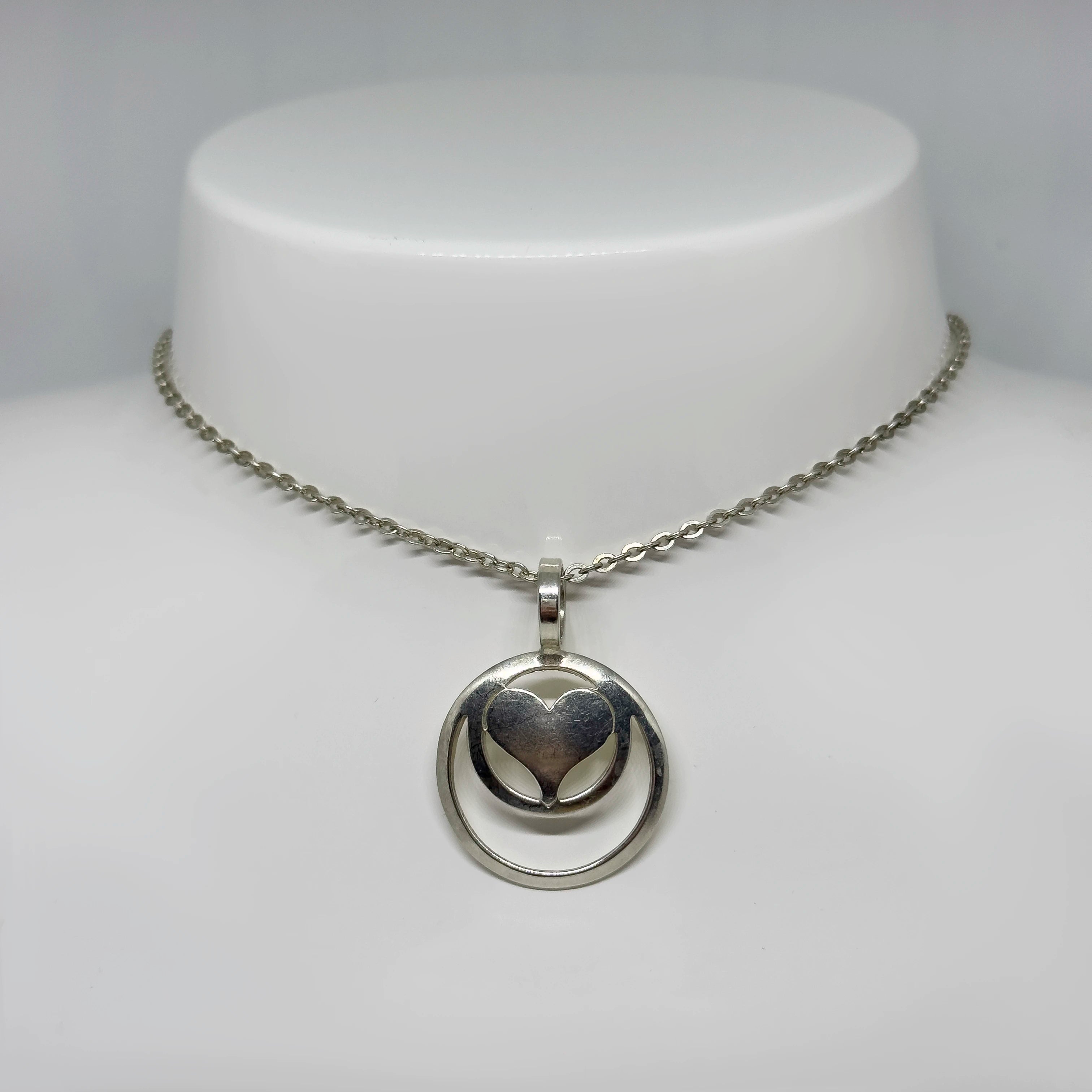 Salvoaara hopeinen Sydän riipus