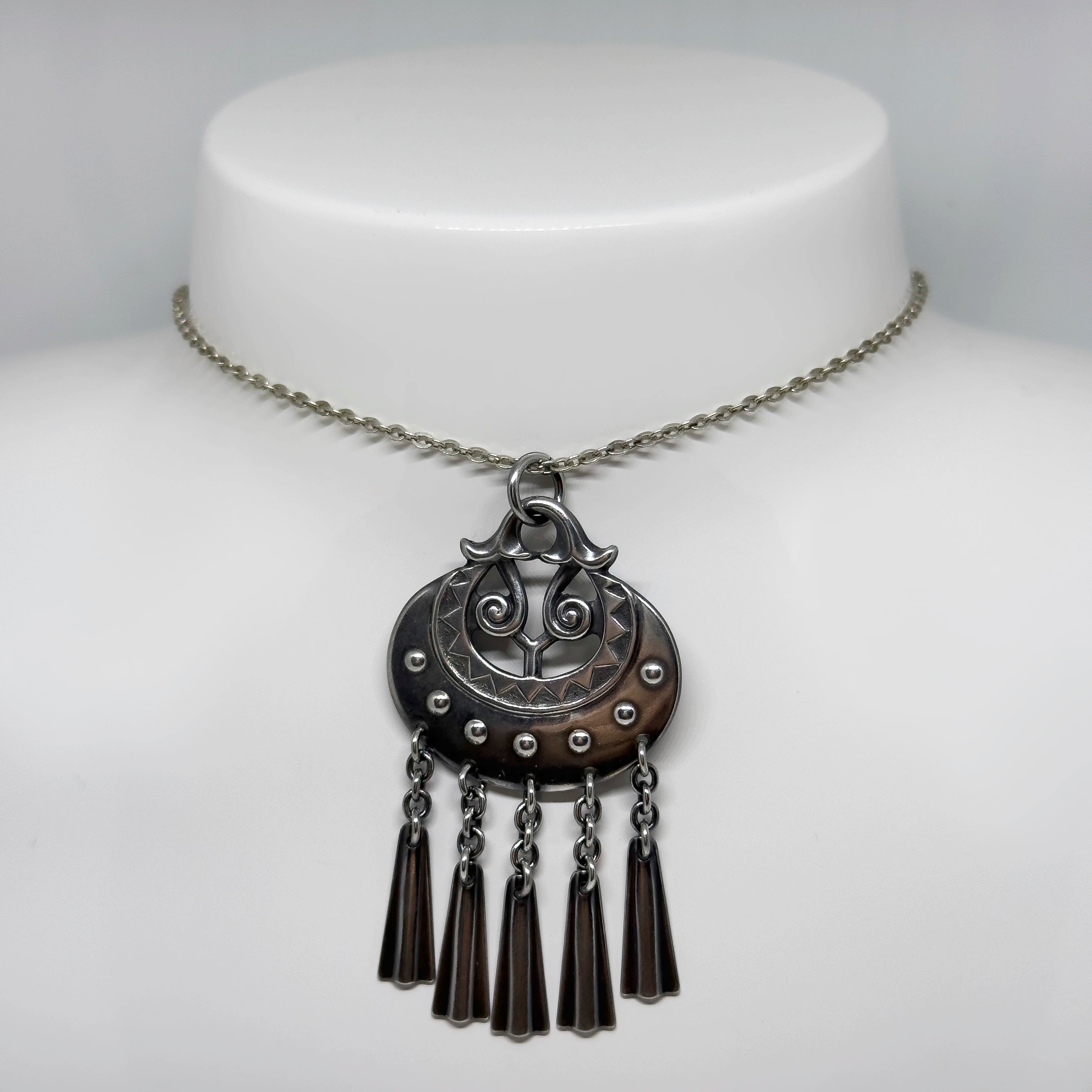 Kalevala Koru hopeinen Kuutar riipus