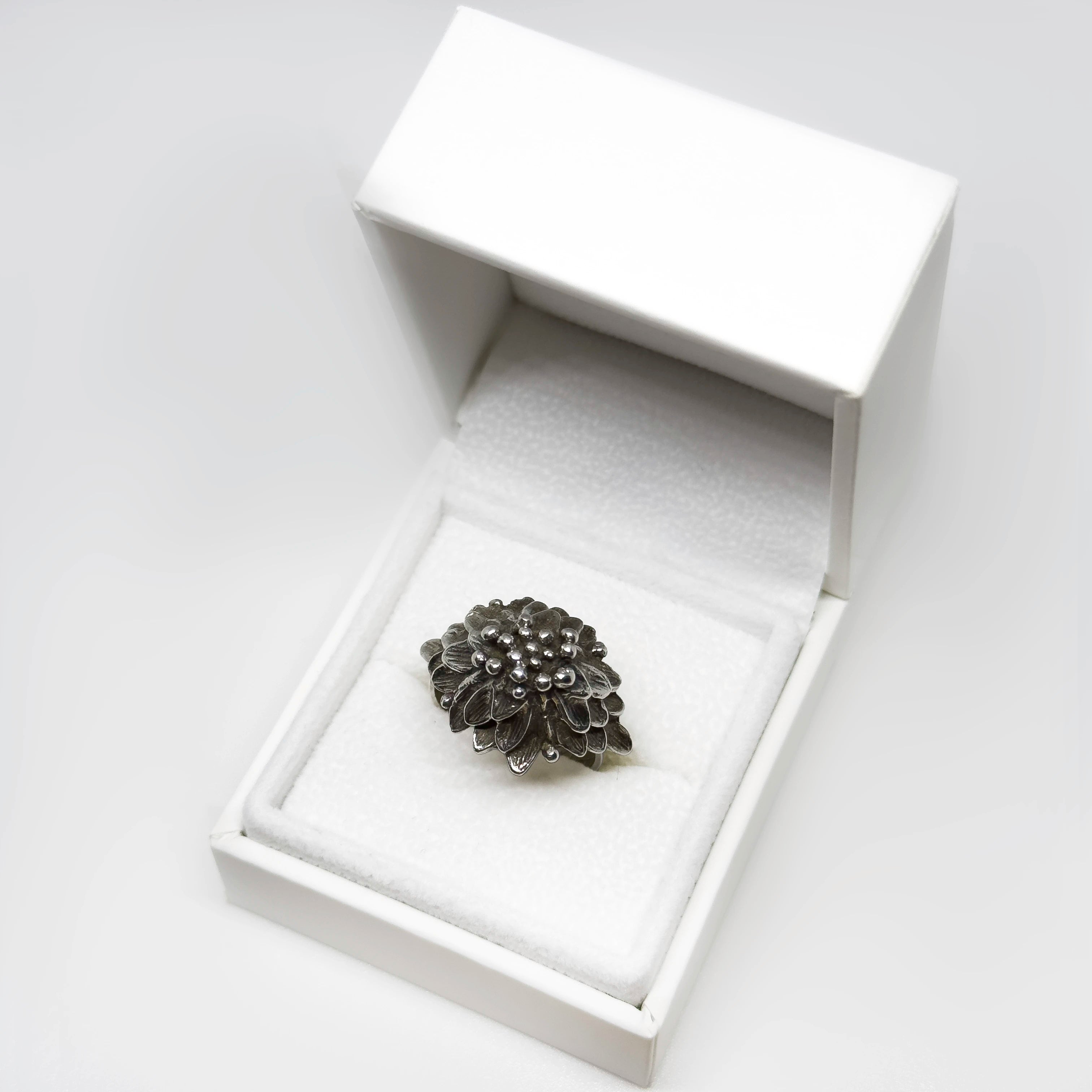 Erik Granit hopeinen sormus, koko 17+