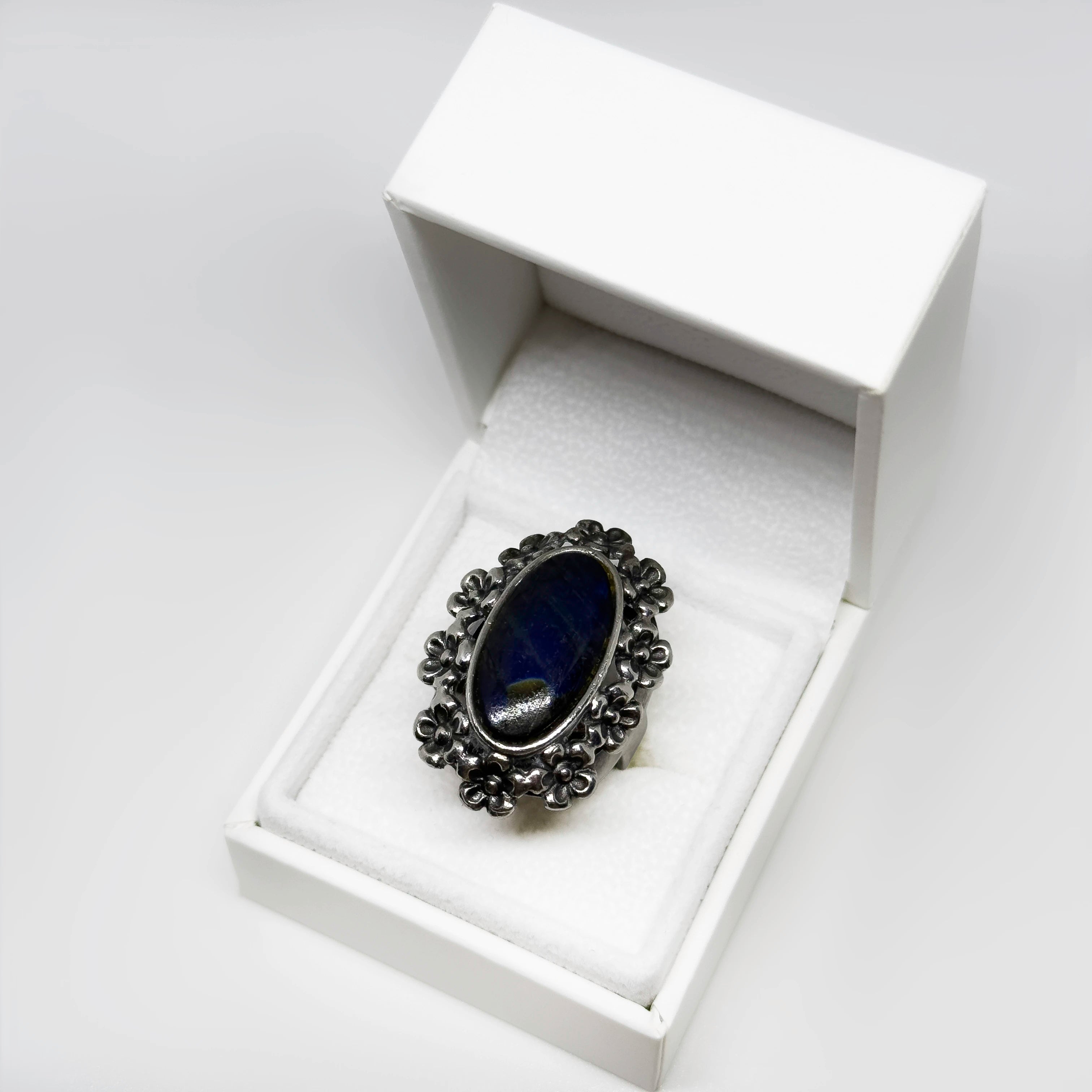 Jorma Laine hopeinen Lemmikki sormus, säädettävä