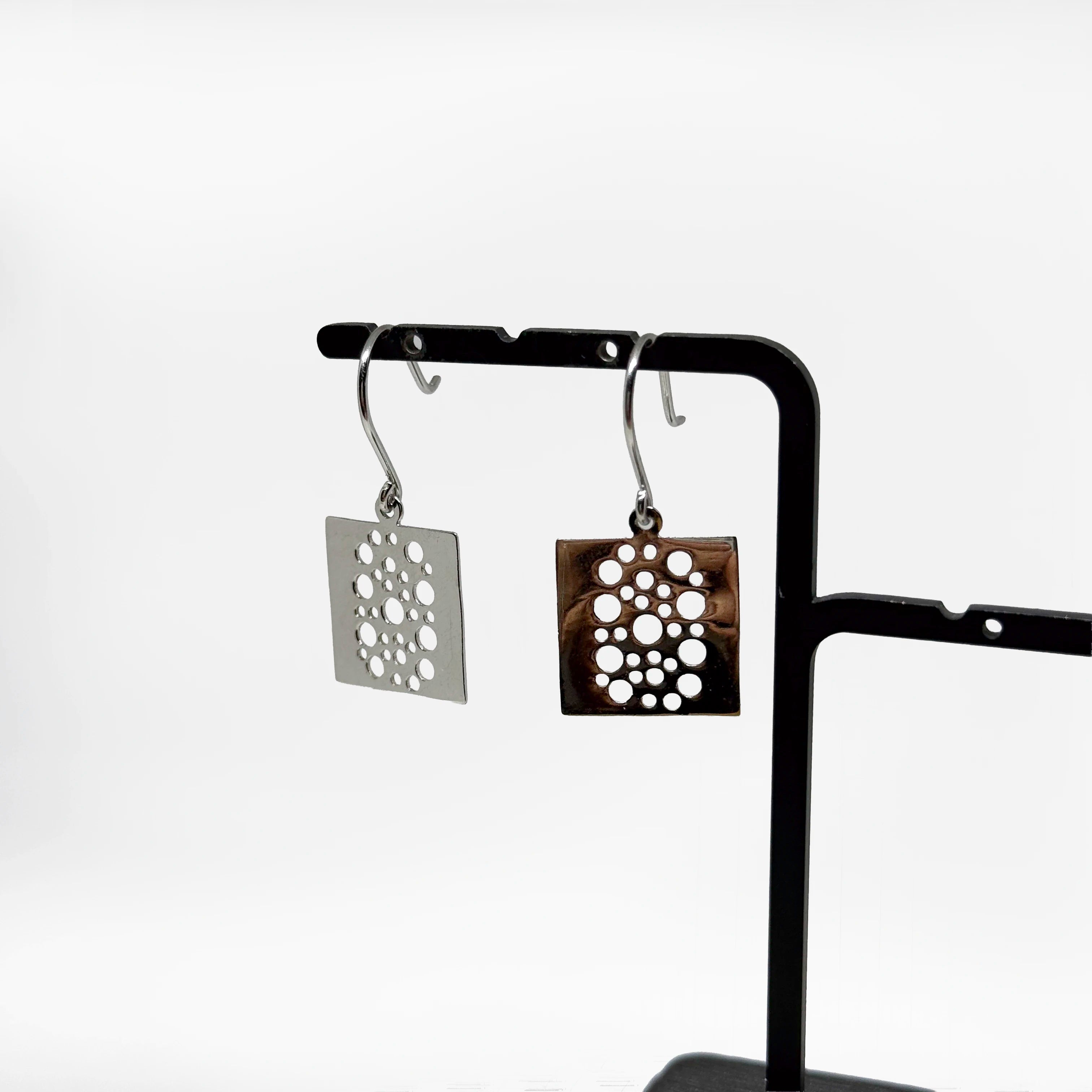 Liisa Vitali hopeiset Pitsilaatta korvakorut