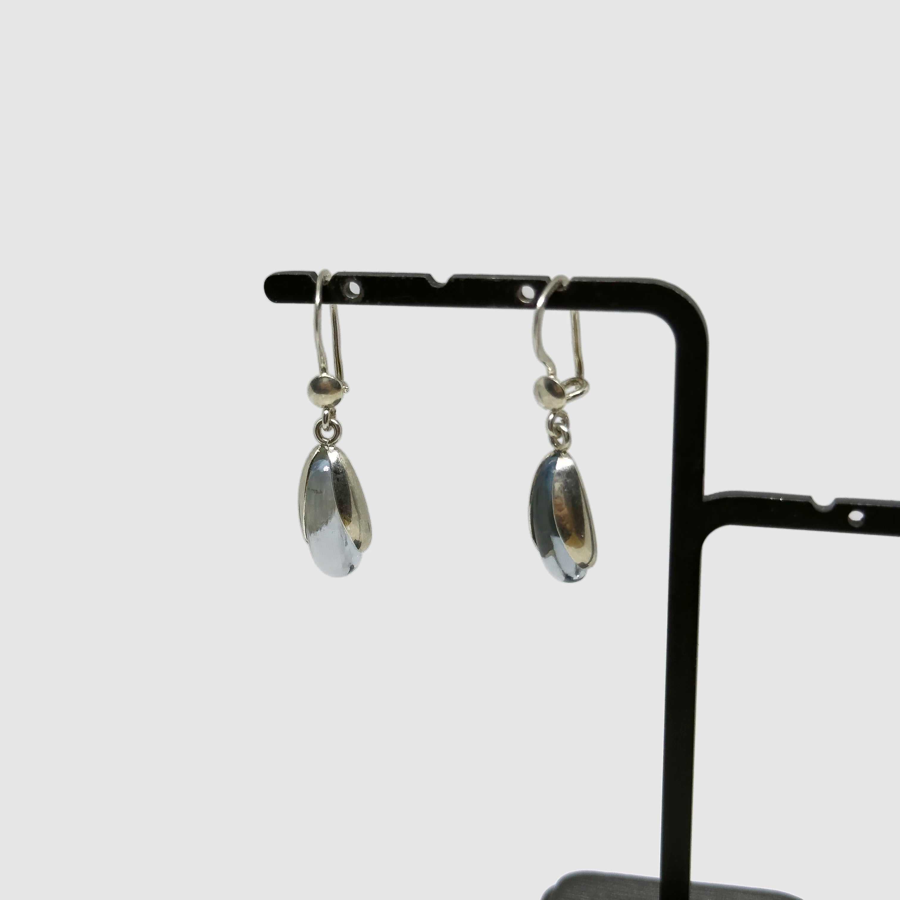 Salovaara hopeiset Topaasi korvakorut