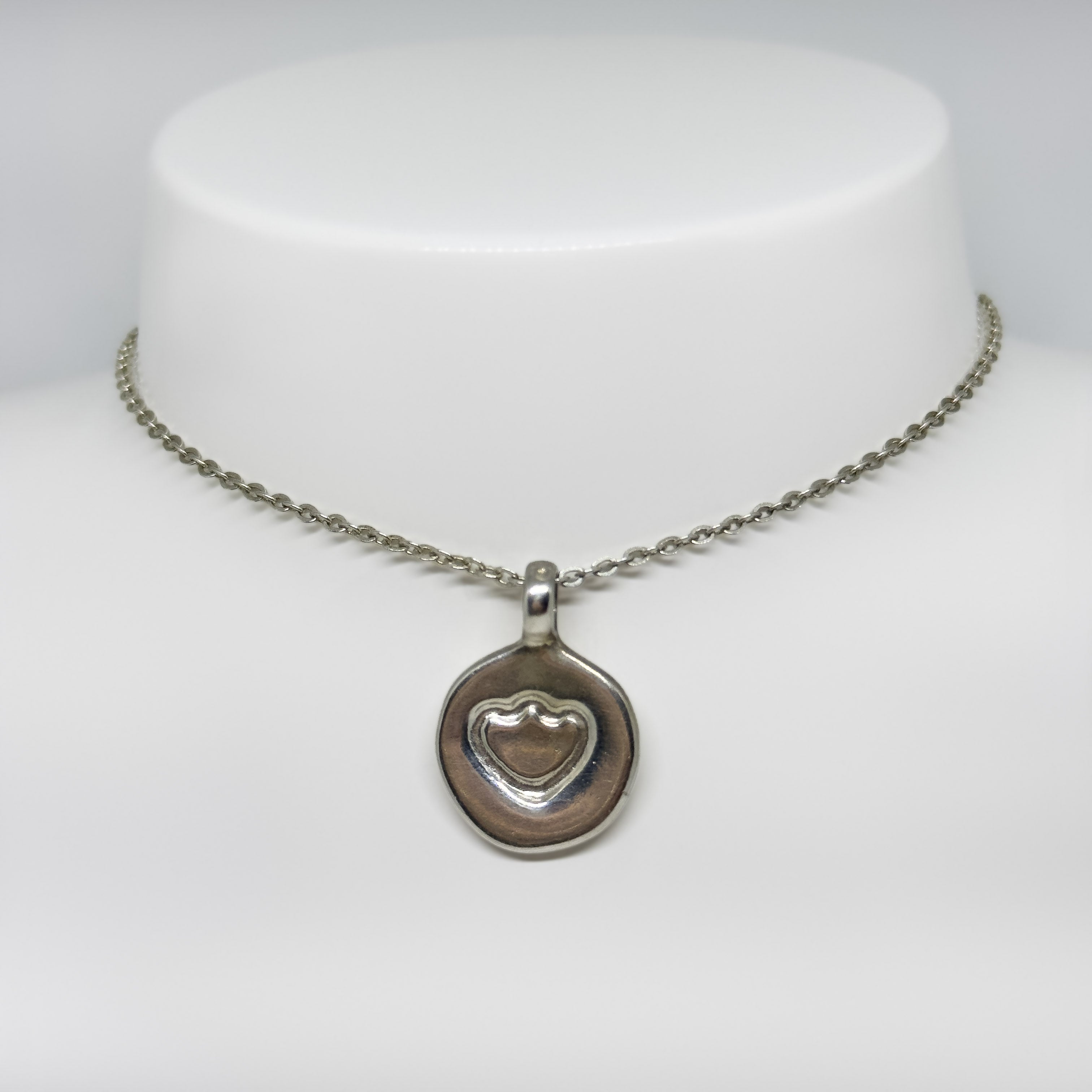 Hopeinen Ristomatti Ratia UTR riipus