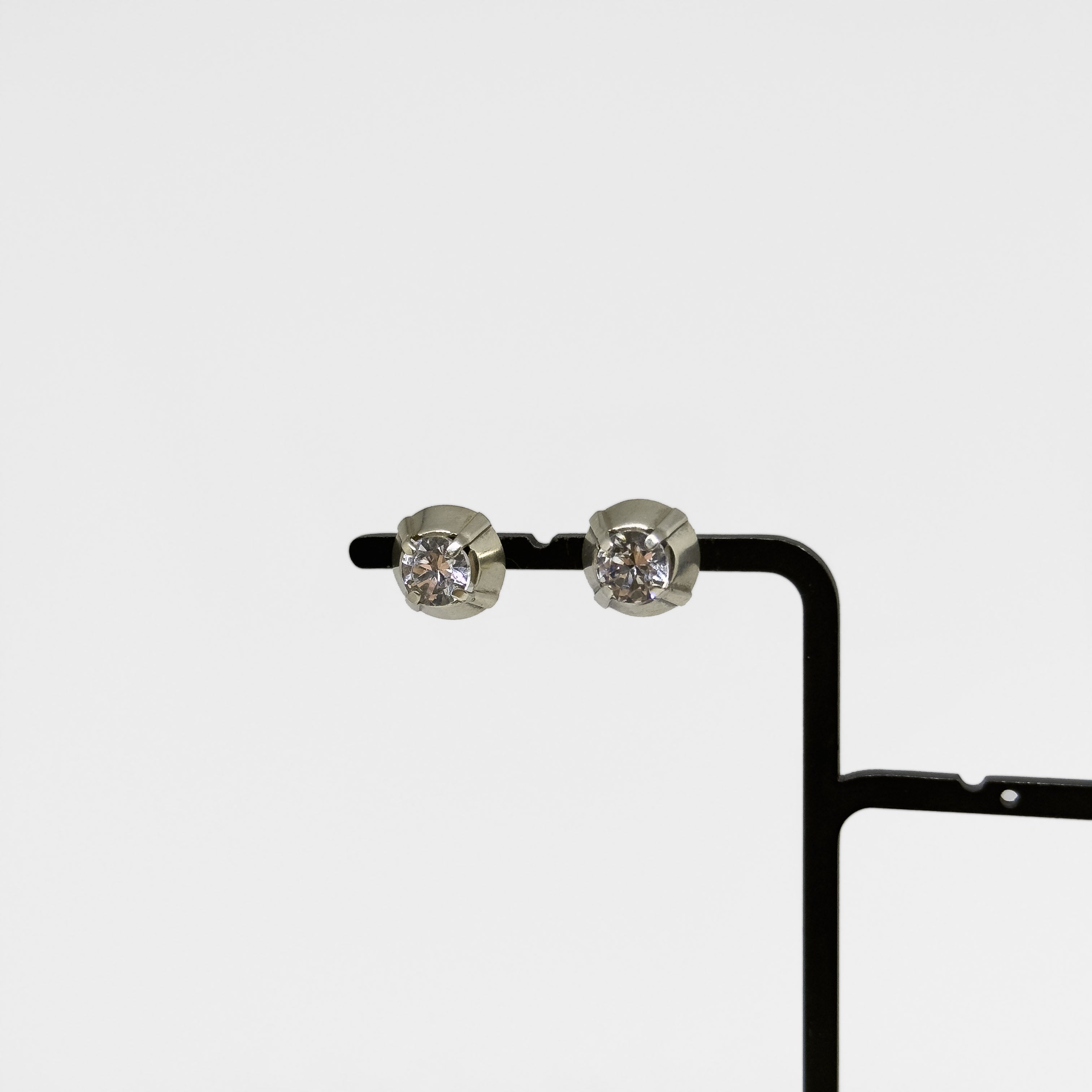 Hopeiset Vuorikristalli korvakorut