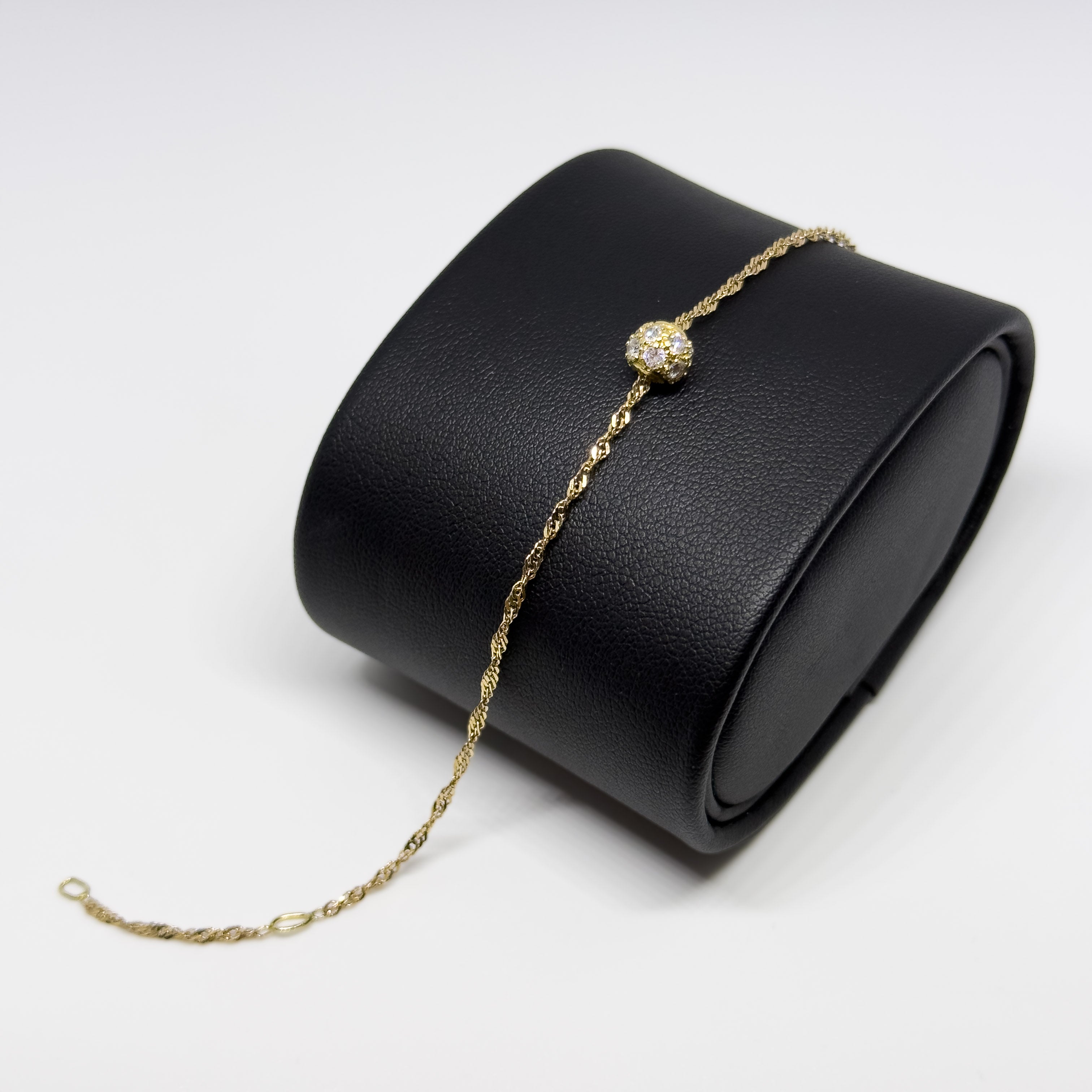 14K Keltakultainen Singapore rannekoru