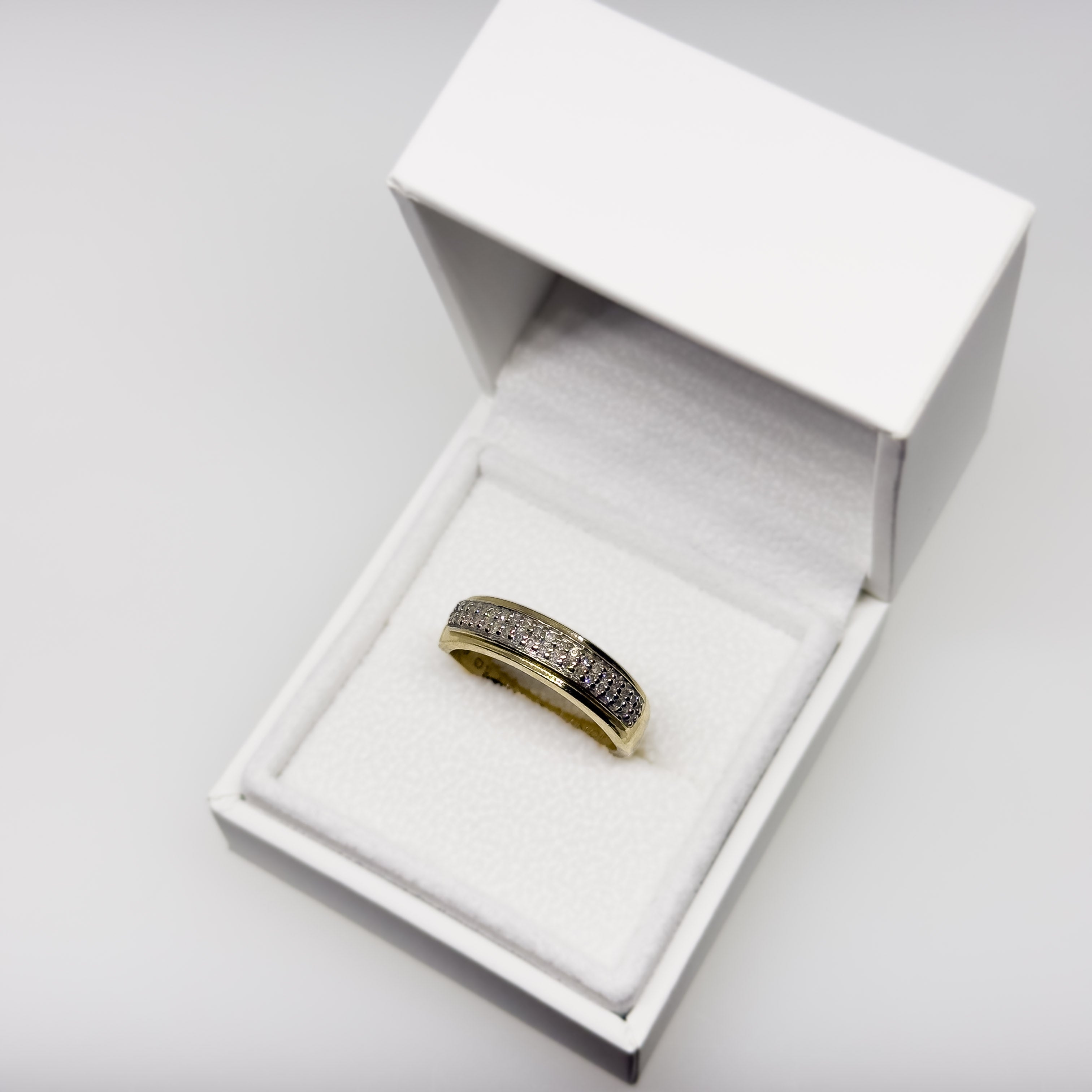 14K Keltakultainen 0.25ct Timanttisormus