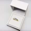 14K Keltakultainen 0,10ct Timanttisormus