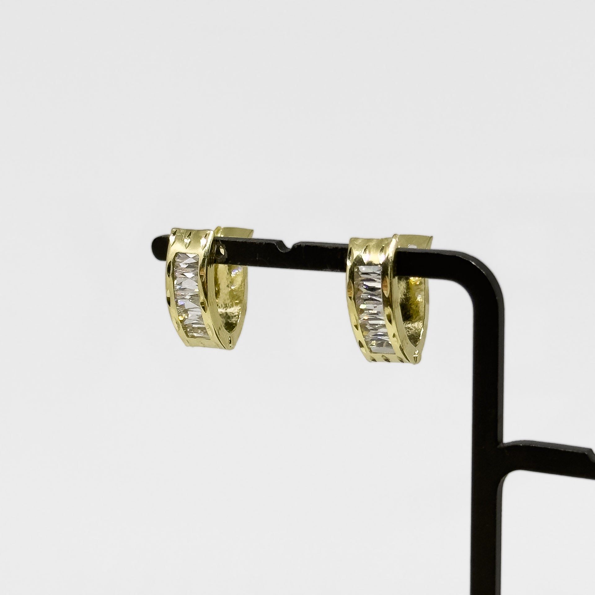 14K Keltakultaiset Zirkonia korvakorut