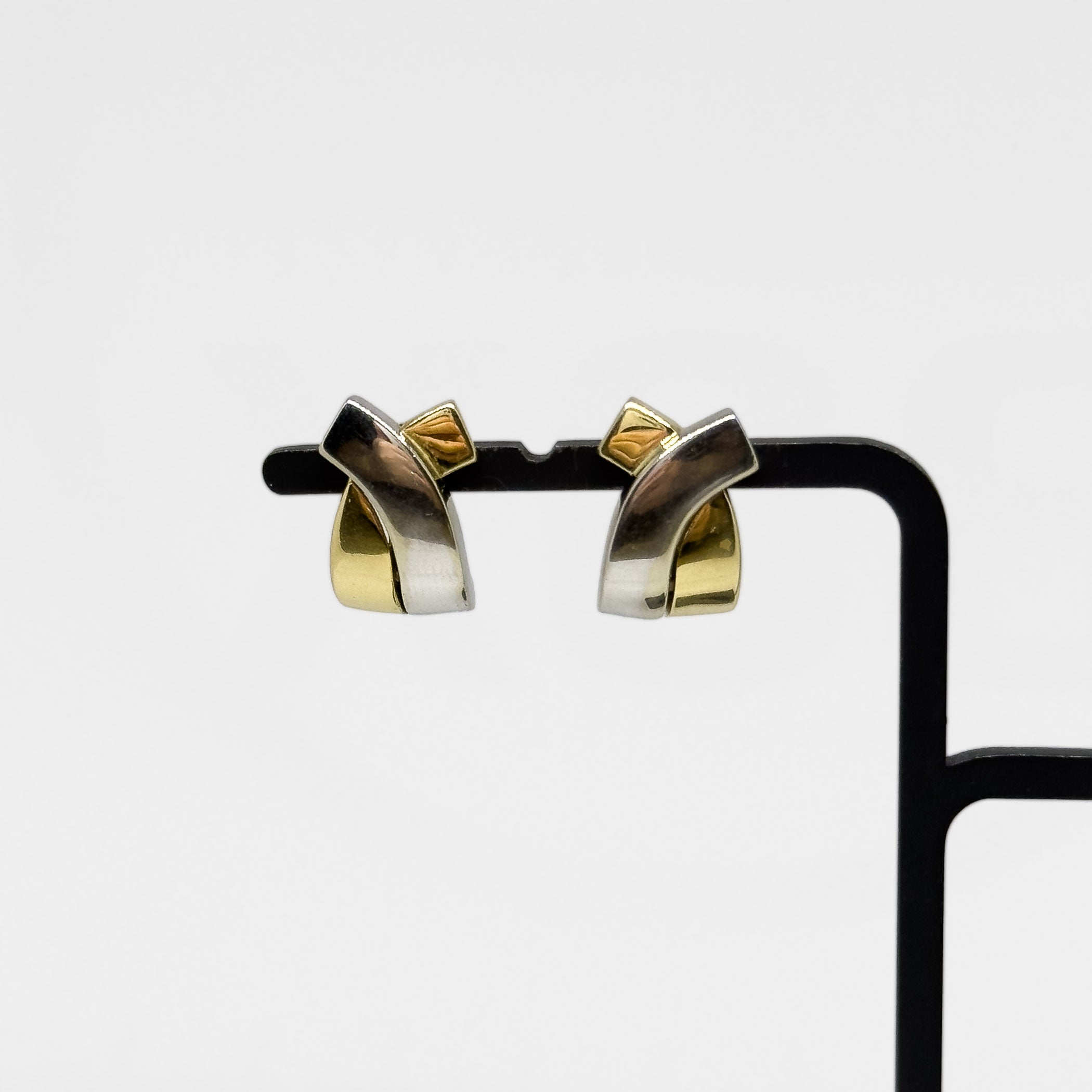 14K Kelta- & Valkokultaiset korvakorut