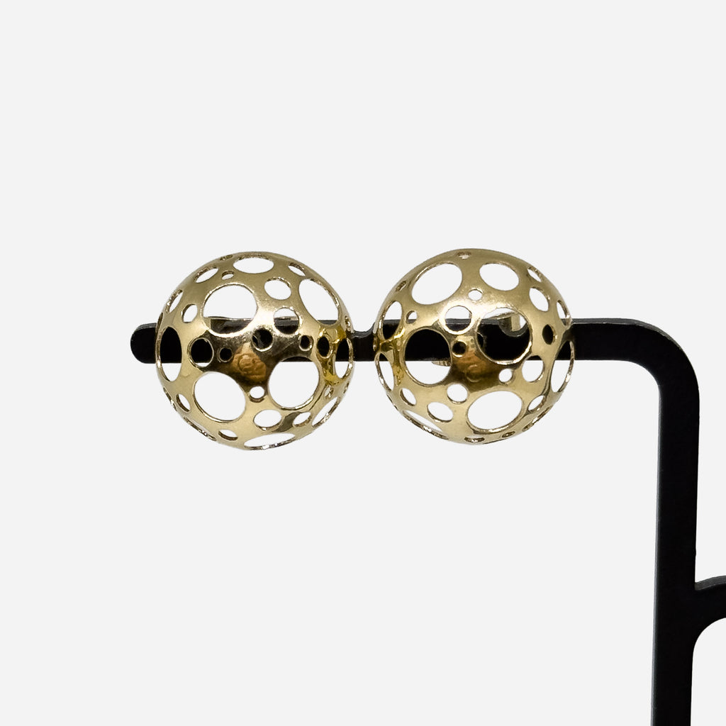 14K Keltakultaiset Liisa Vitali Leppäkerttu korvakorut