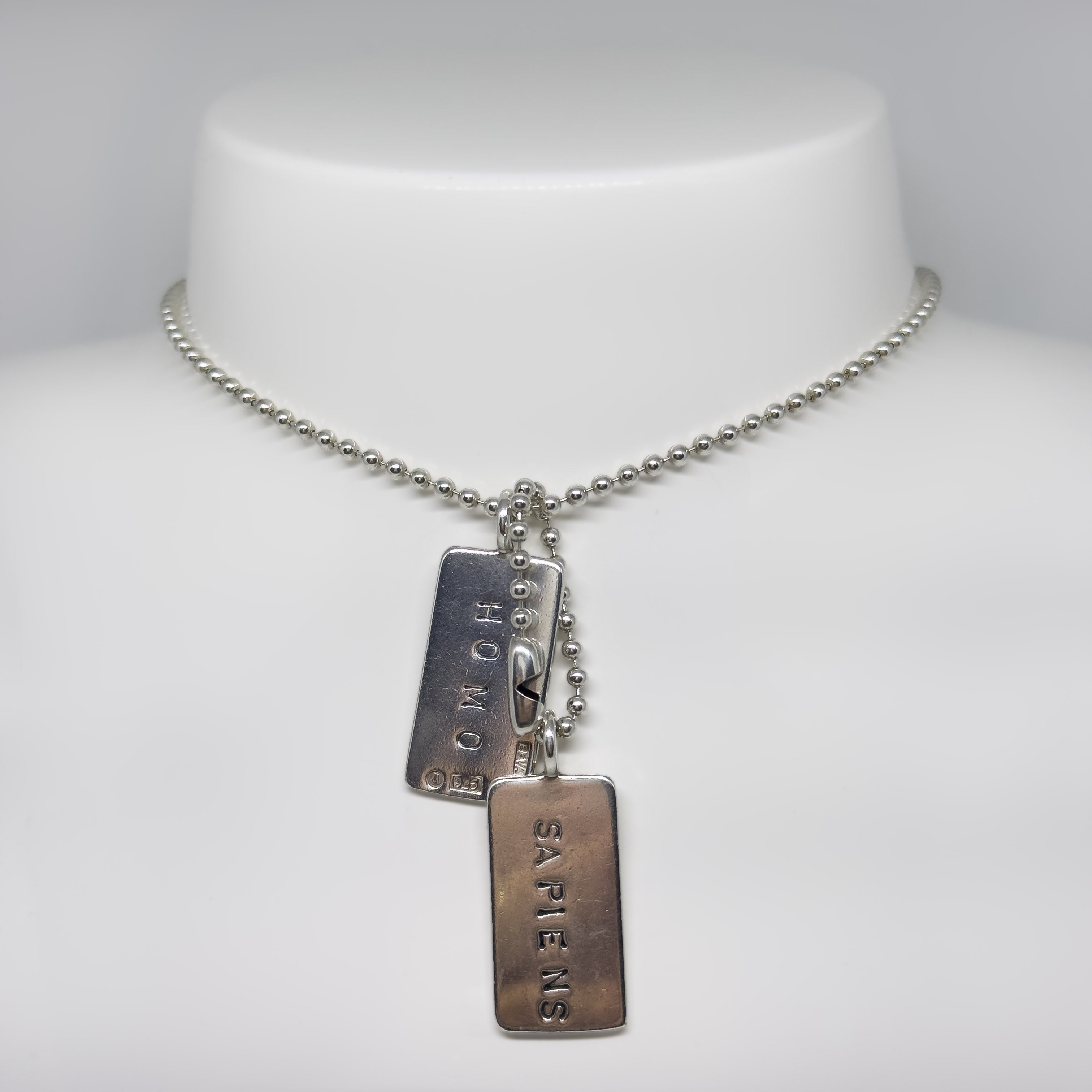 Efva Attling silver Homo Sapiens necklace