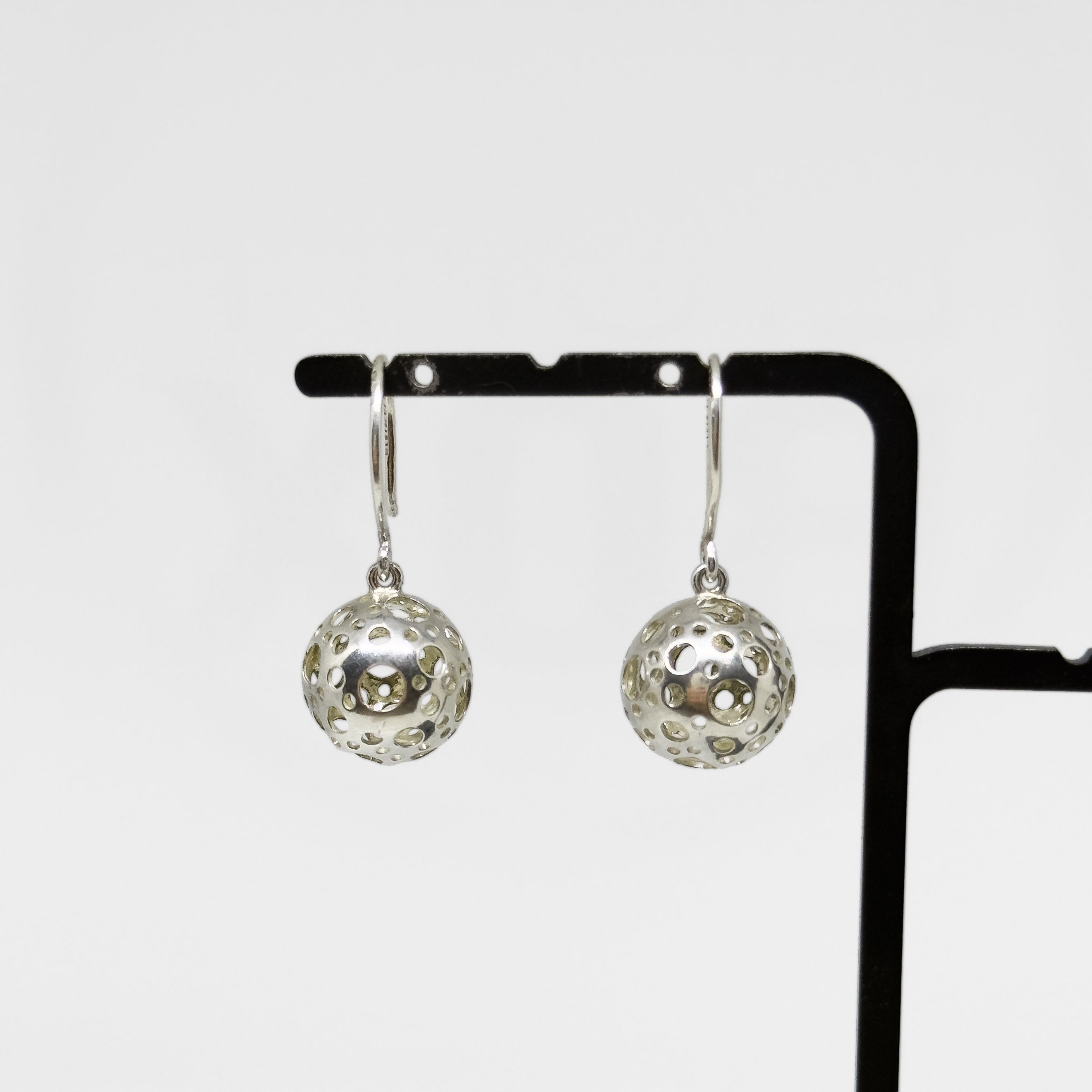 Liisa Vitali silver Ladybird earrings