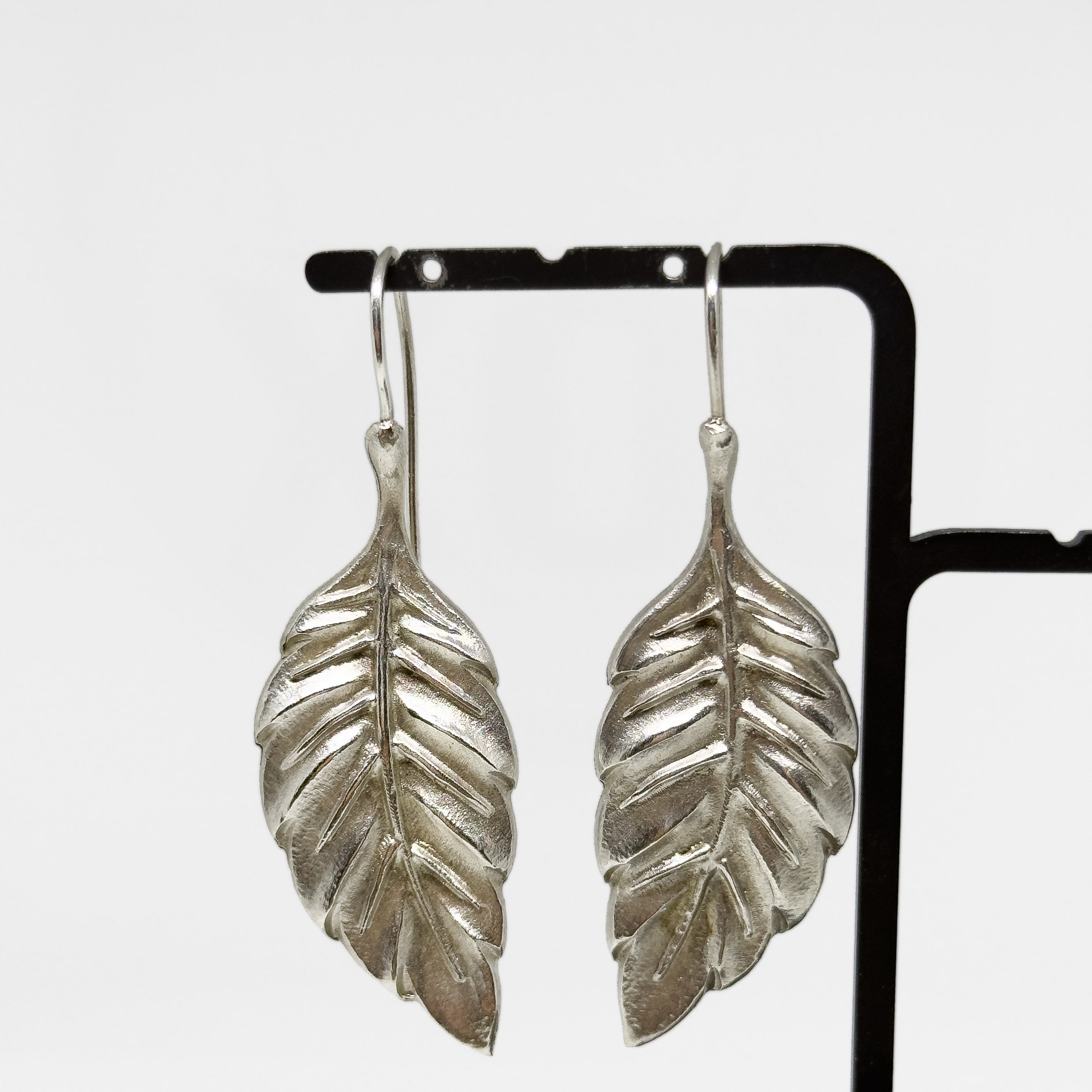 Silver Leaf earrings