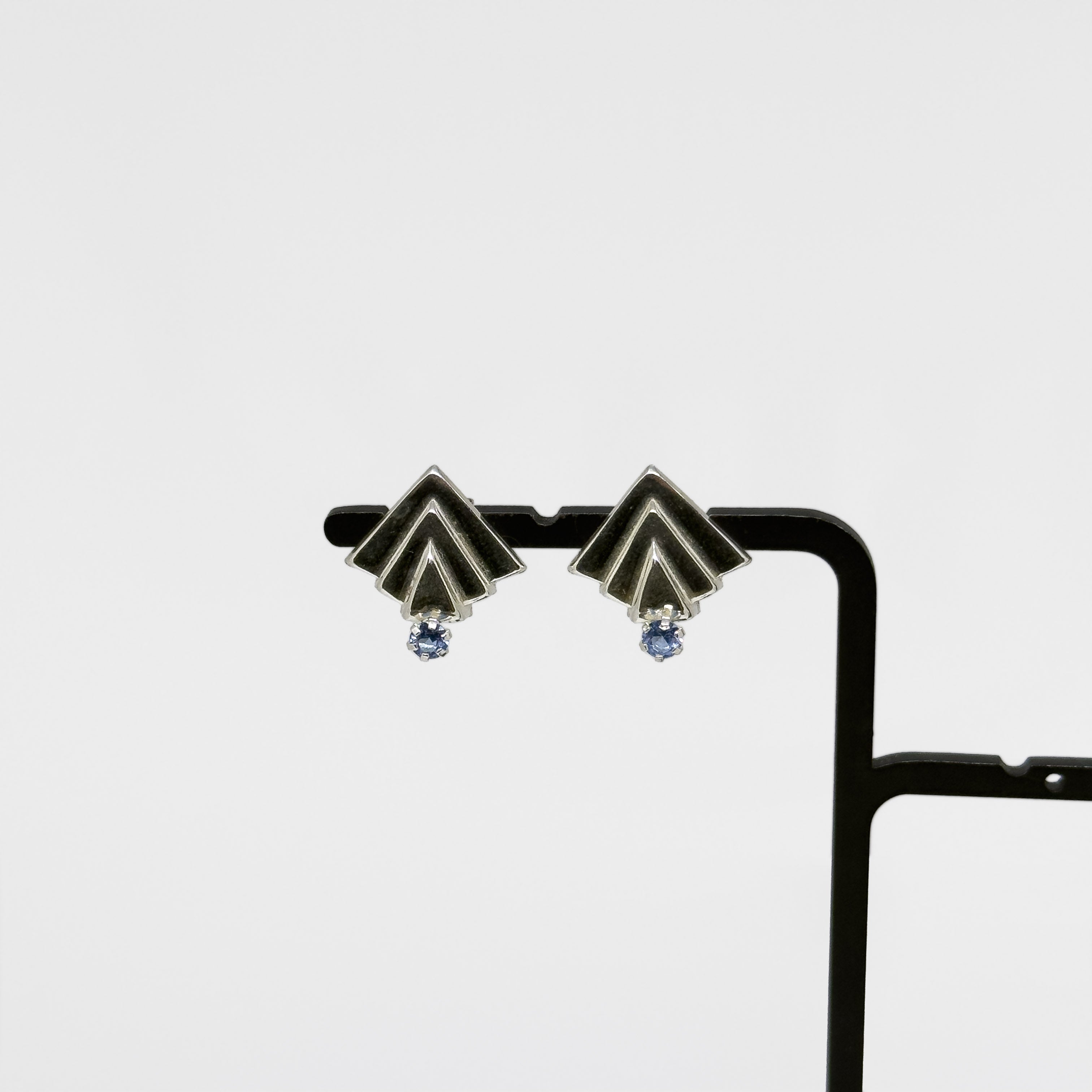 Pekka Auli silver Zirconia earrings