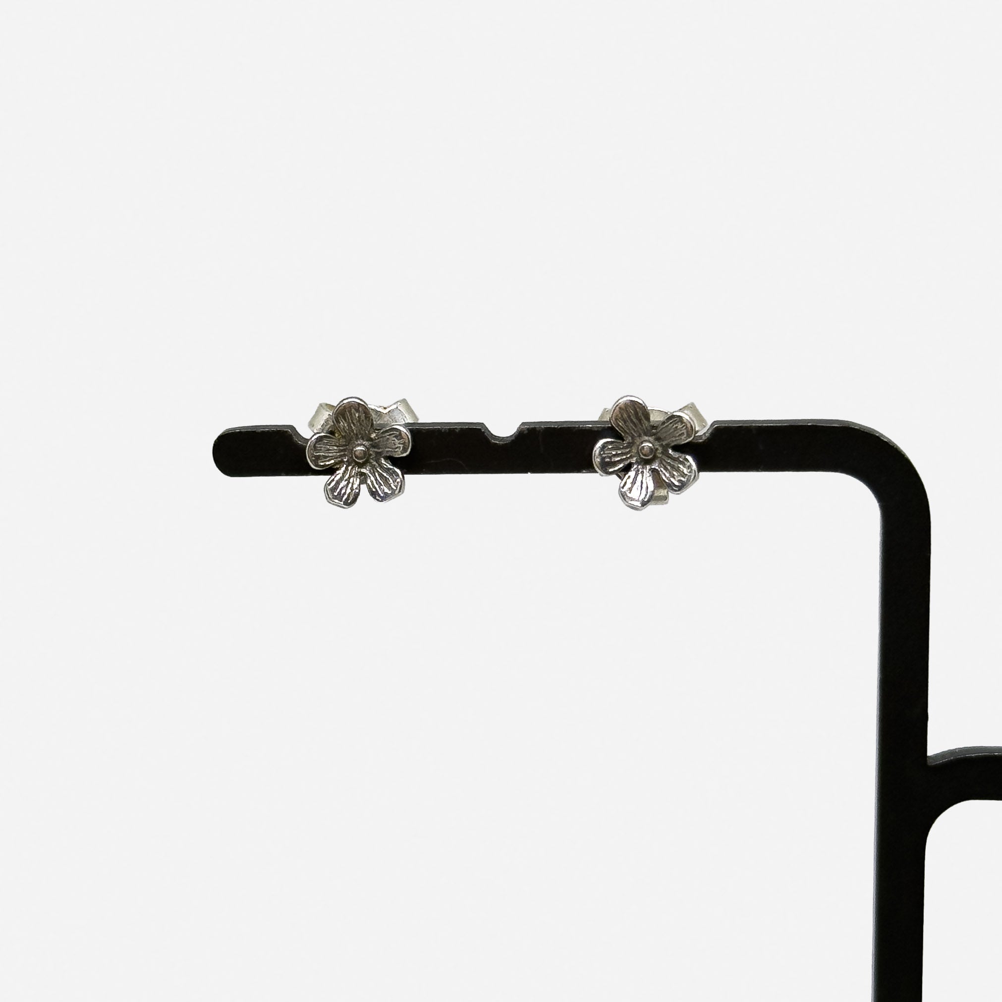 Jorma Laine silver Forget-me-not earrings
